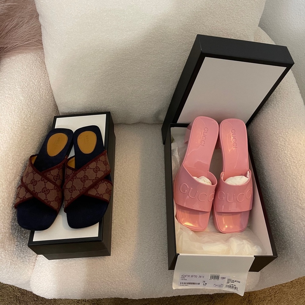 Gucci sandals!
